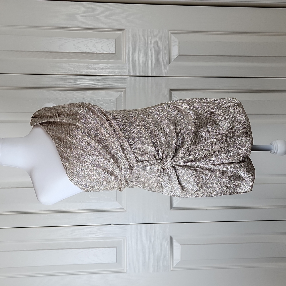 LOVE REIGN dress, metallic formal semiformal one shoulder homecoming prom XL